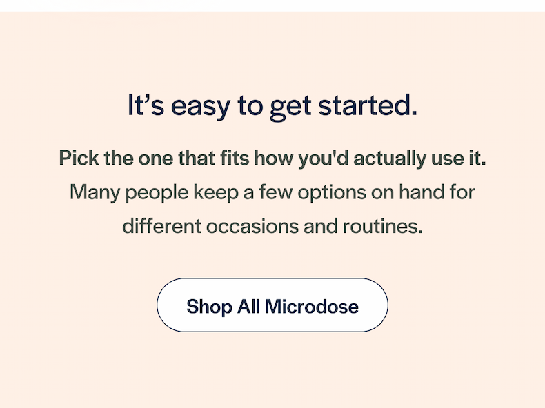 It's easy to get started. Pick the one that fits how you'd actually use it.