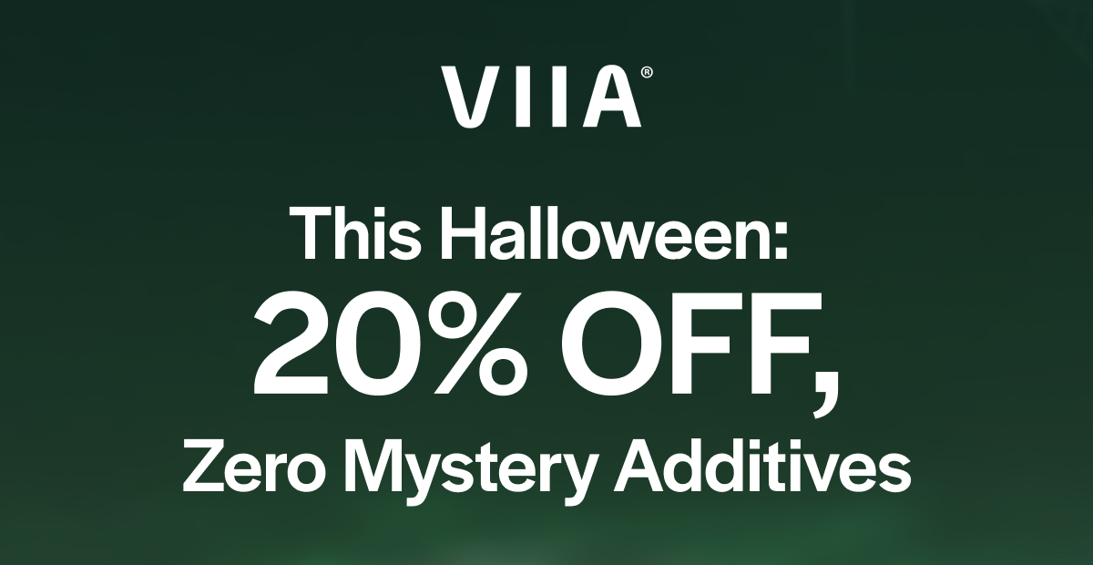 This Halloween: 20% OFF, Zero Mystery Additives