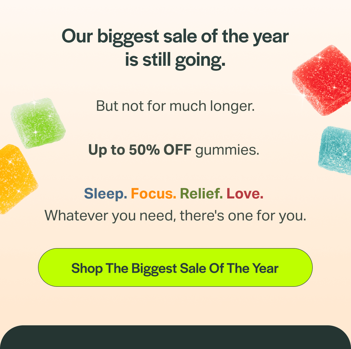 Our biggest sale of the year is still going.