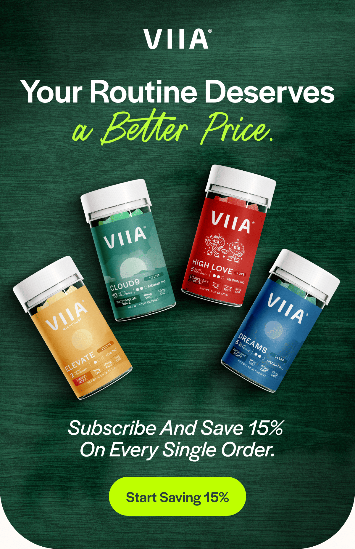 Your Routine Deserves a Better Price.