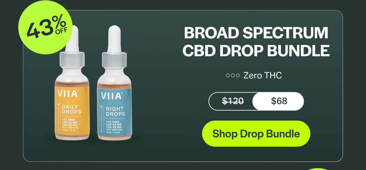 BROAD SPECTRUM CBD DROP BUNDLE Zero THC [Shop Drop Bundle]