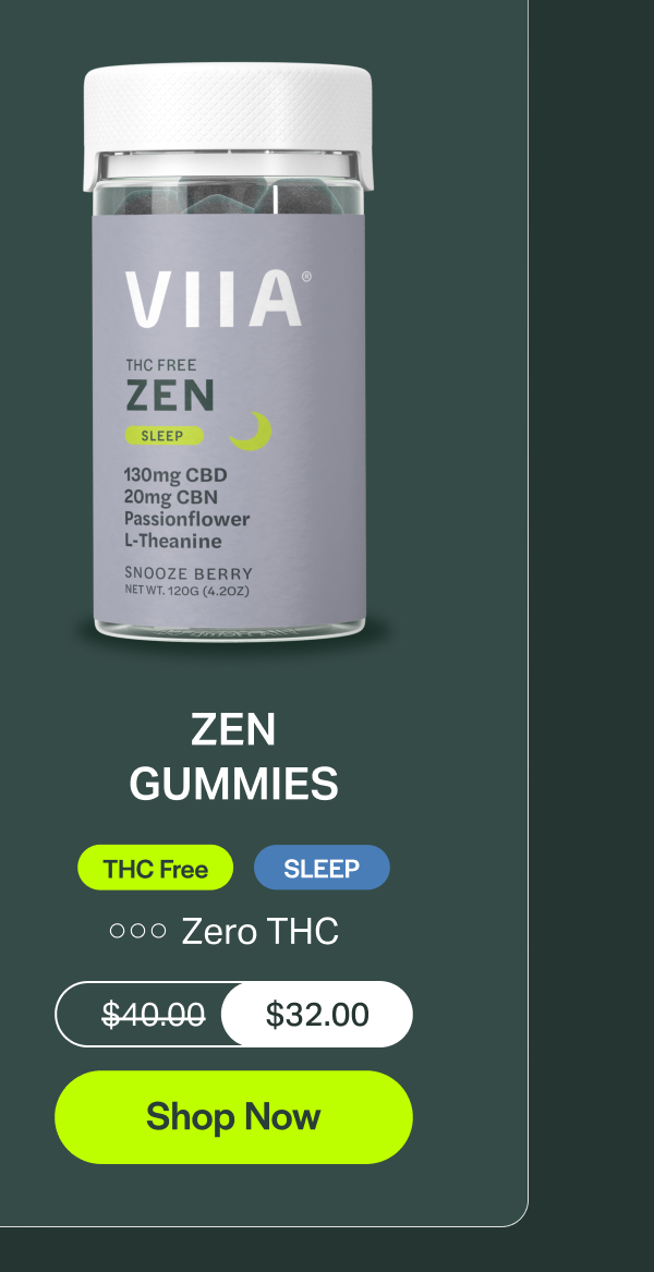 ZEN GUMMIES THC Free SLEEP 000 Zero THC $40.00 $32.00 [Shop Now]