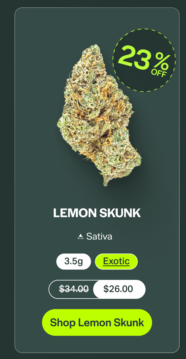 LEMON SKUNK A Sativa 3.5g Exotic  [Shop Lemon Skunk]