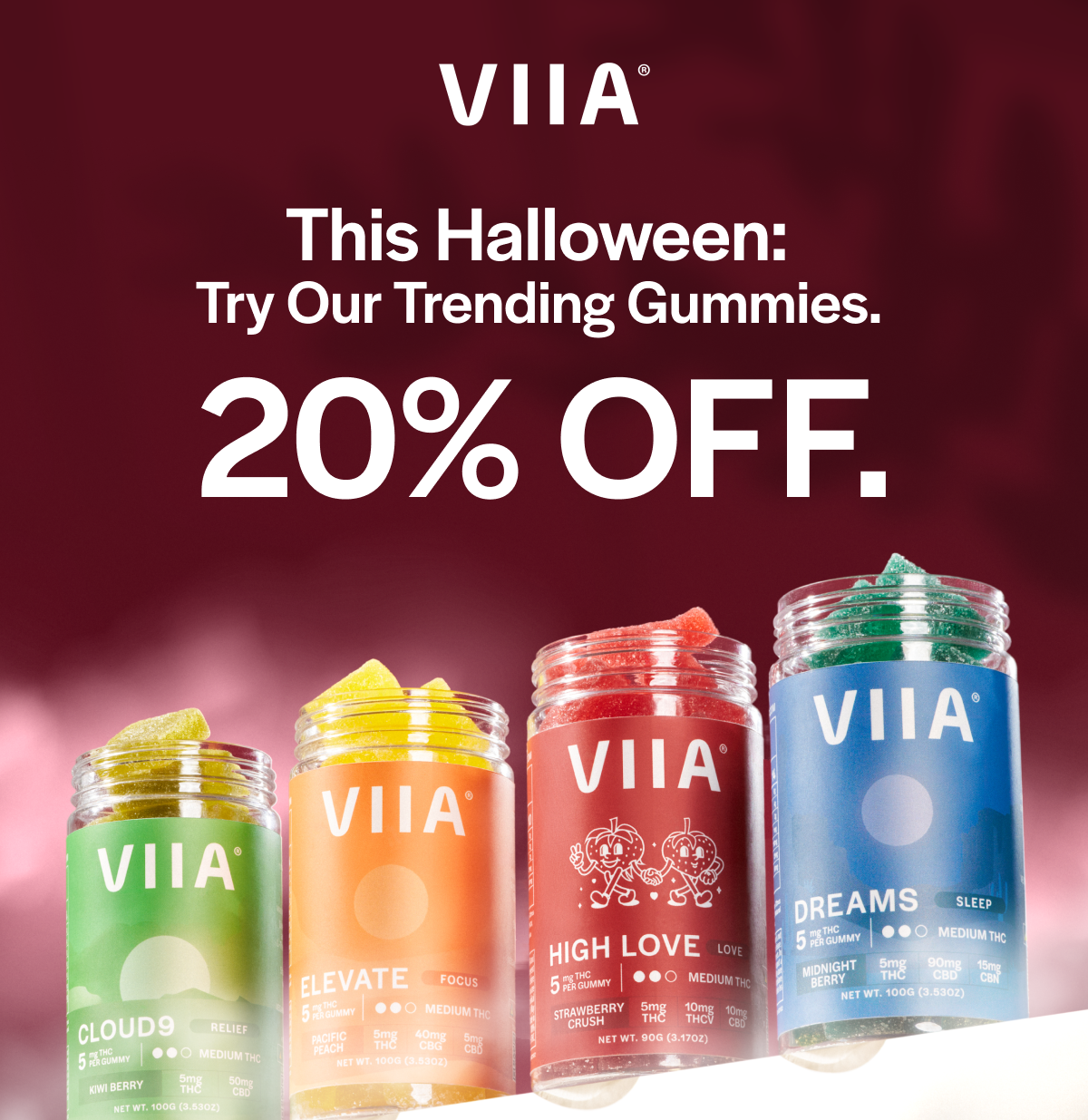 This Halloween: Try Our Trending Gummies. 20% OFF.
