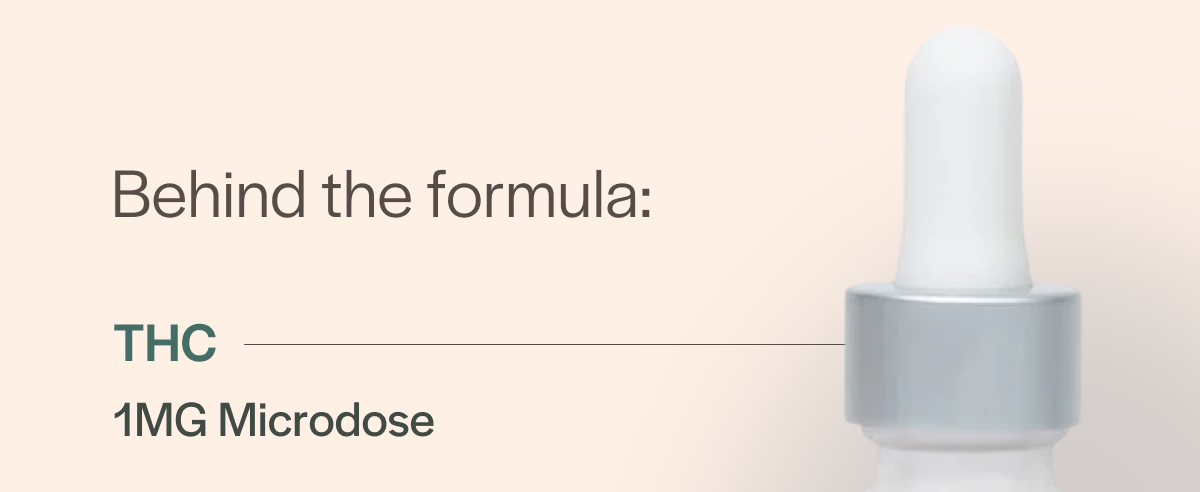 Behind the formula: THC, 1MG Microdose