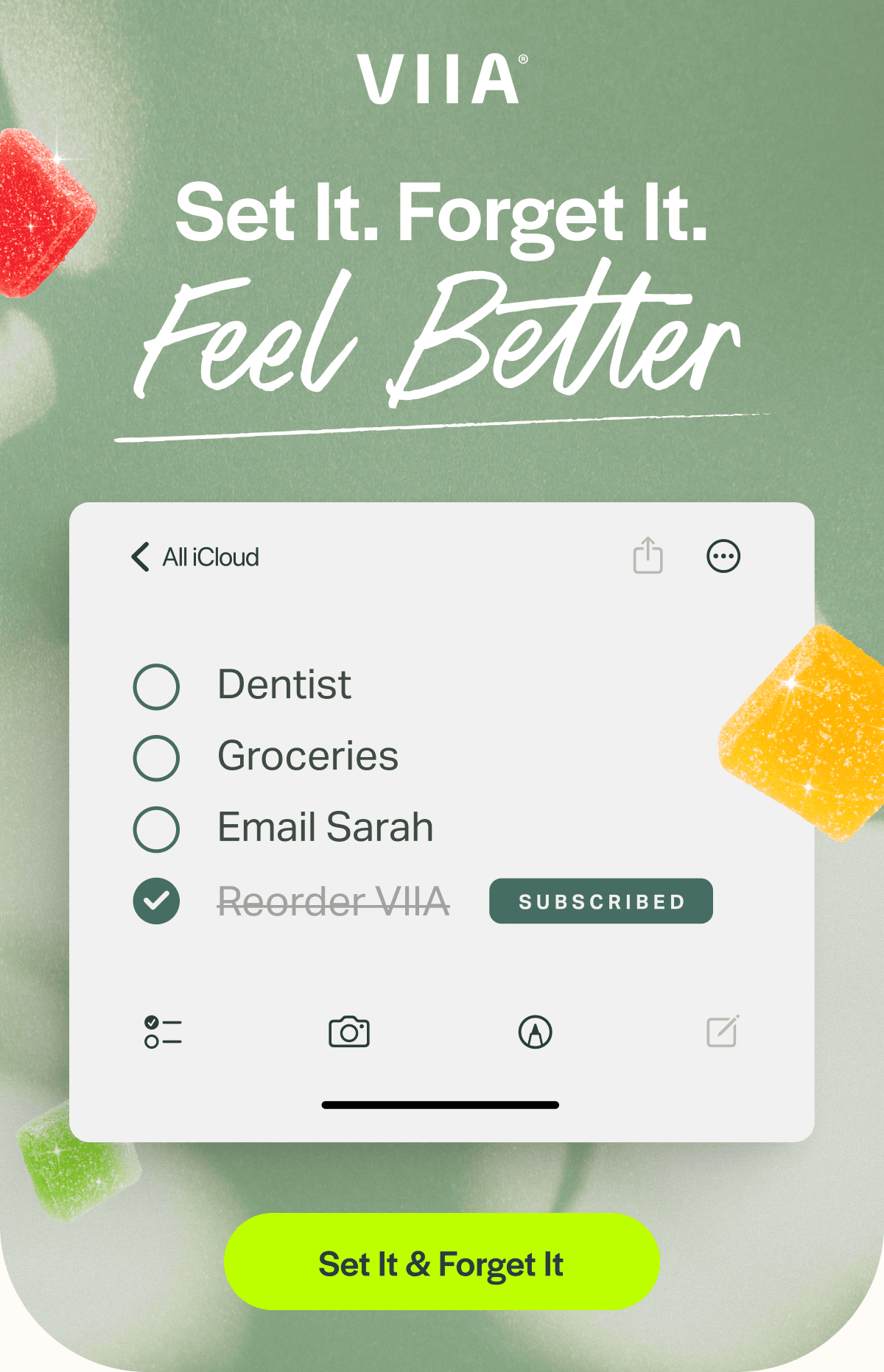 Set it. Forget it. Feel Better