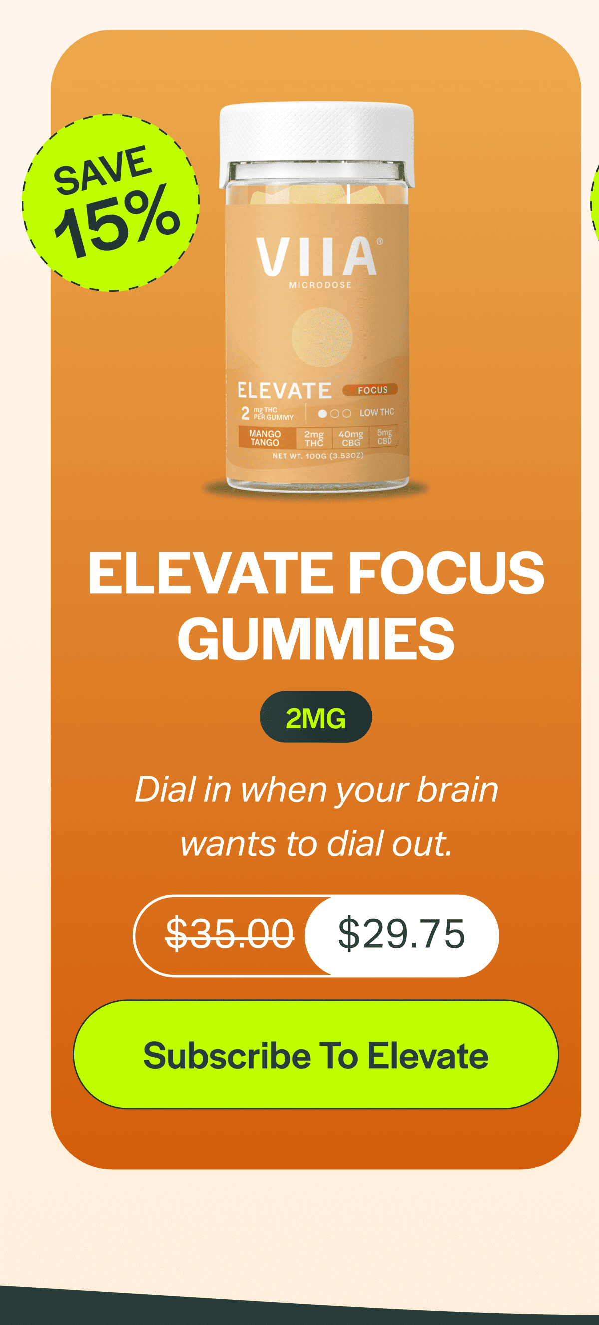 Elevate Focus Gummies