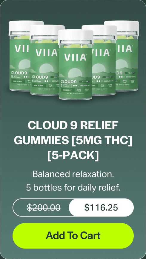 Cloud 9 Relief Gummies [5mg THC] [5-Pack]