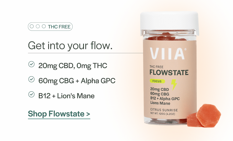 Get into your flow with Flowstate THC-Free Gummies.