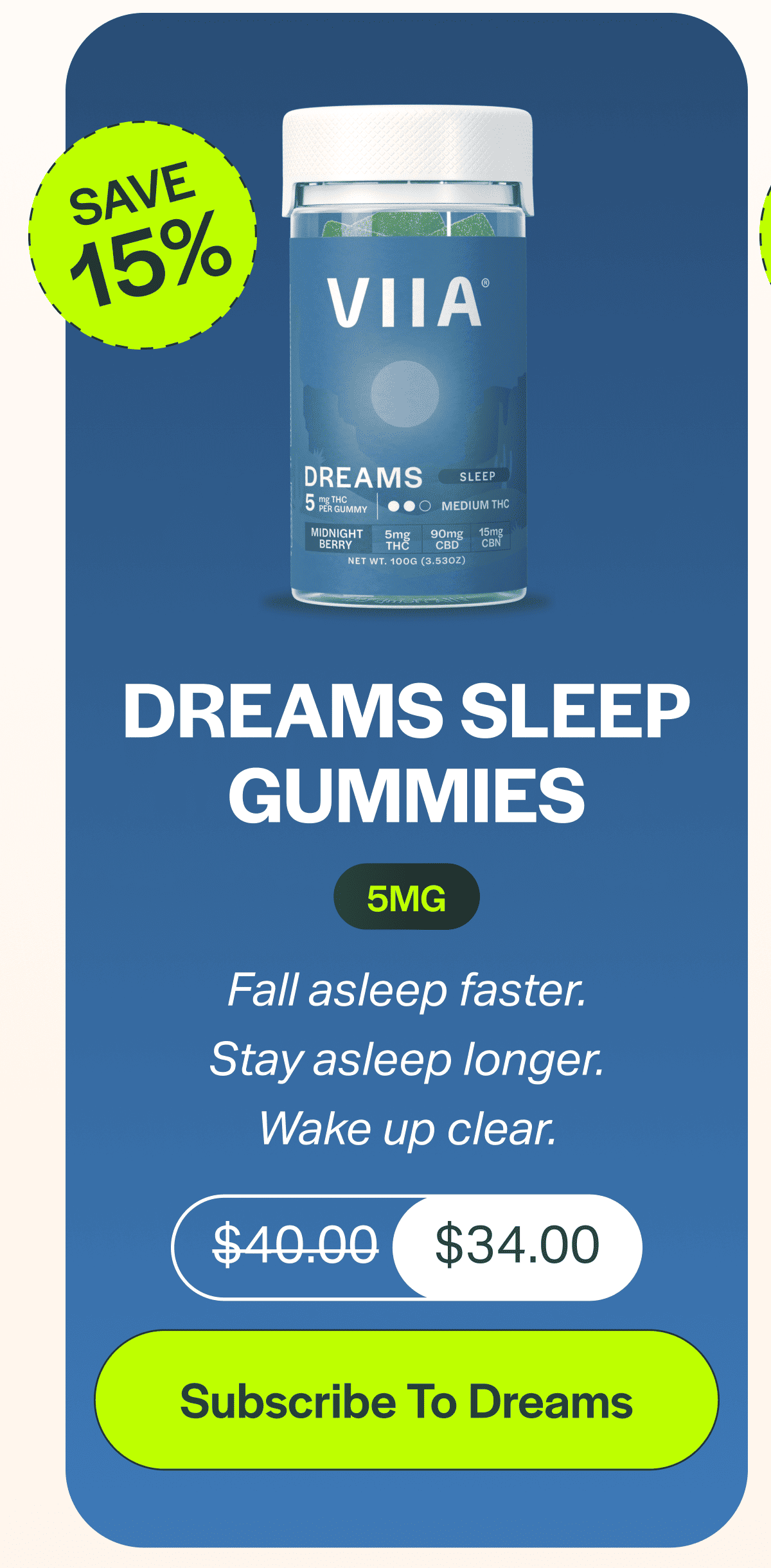 Dreams Sleep Gummies