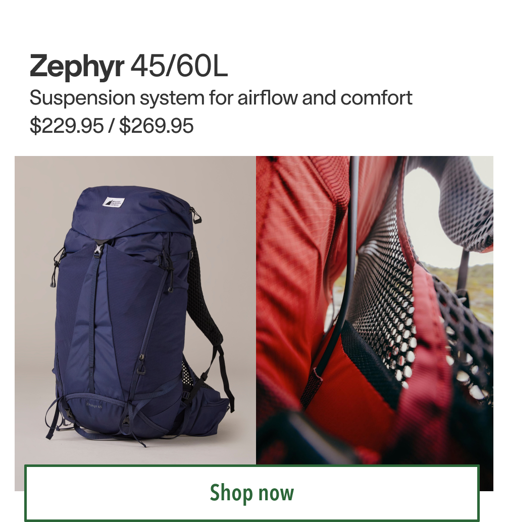 Meet the new lineup of MEC backpacks 👀 MEC