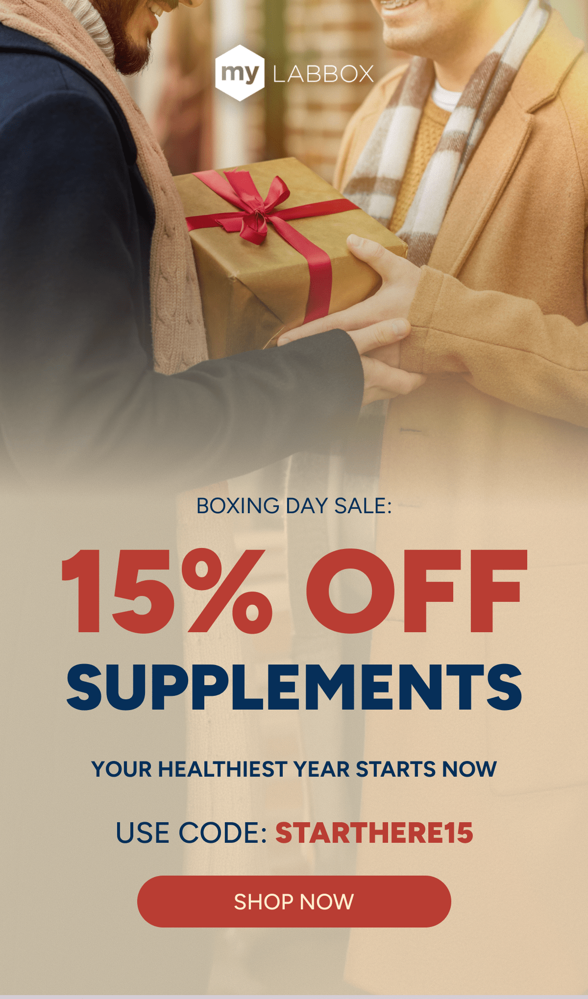 Boxing Day Sale: 15% Off Supplements. Your Healthiest Year Starts Now. Use code: STARTHERE15 [Click here to Shop Now]
