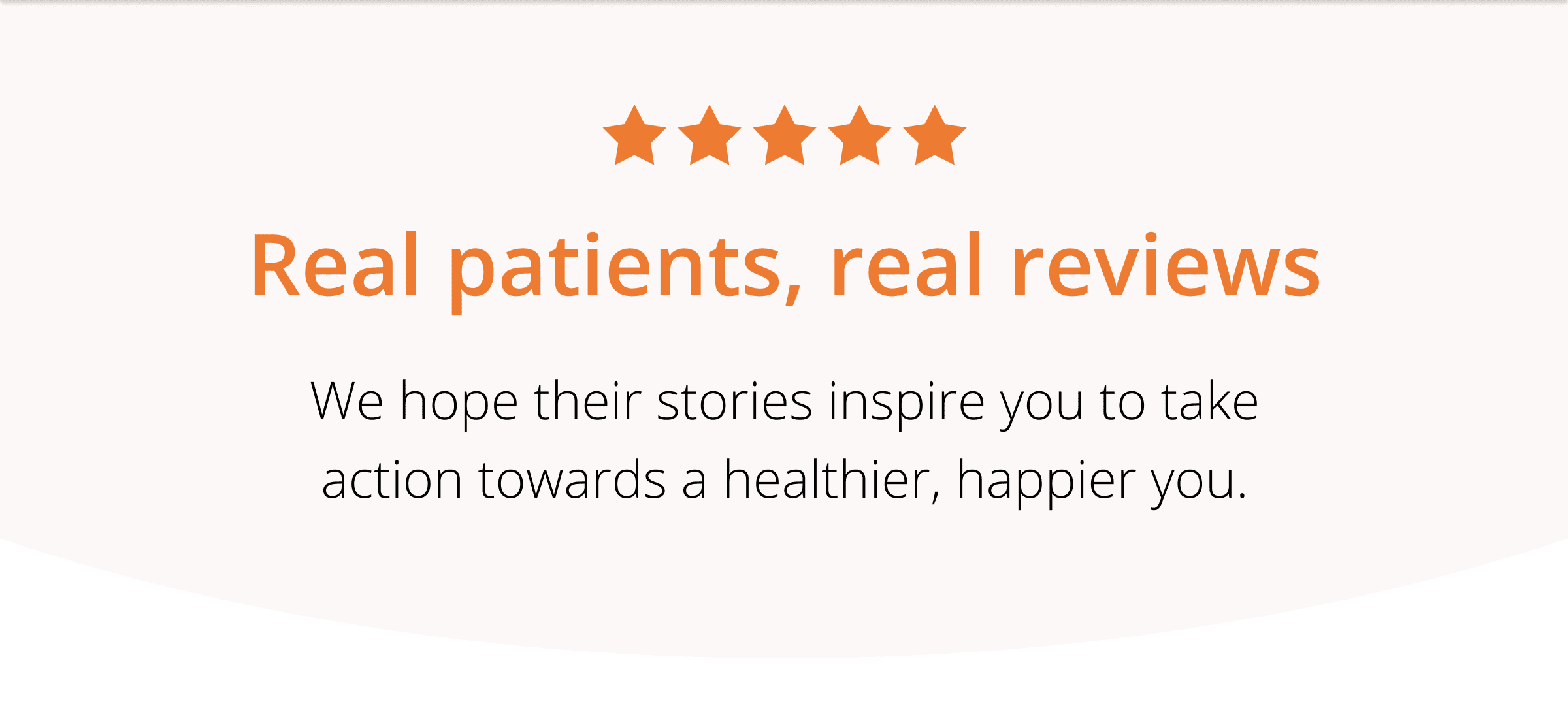Real patient, real reviews
