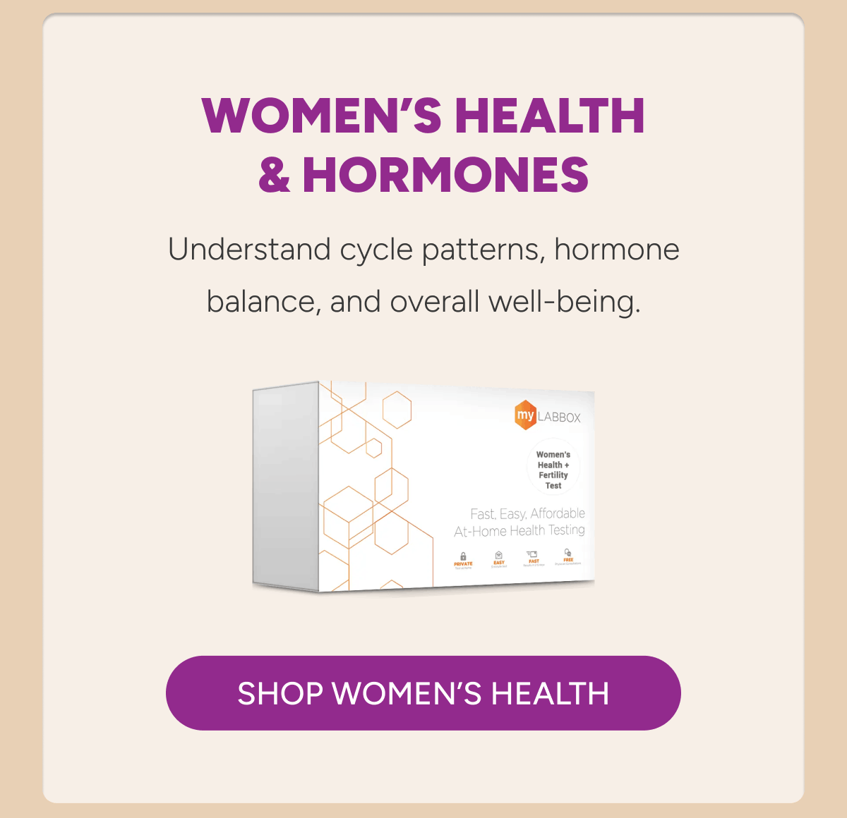 Women’s Health & Hormones [Click here to Shop Women’s Health]