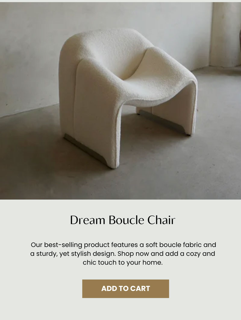 Dream Boucle Chair