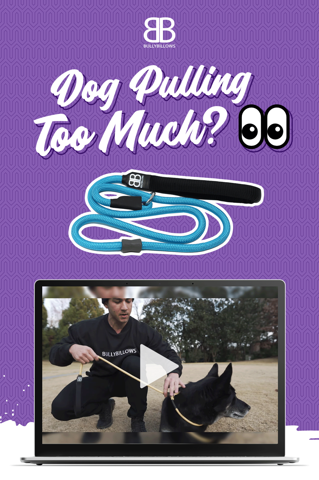 Is your dog pulling on the lead? Bully Billows