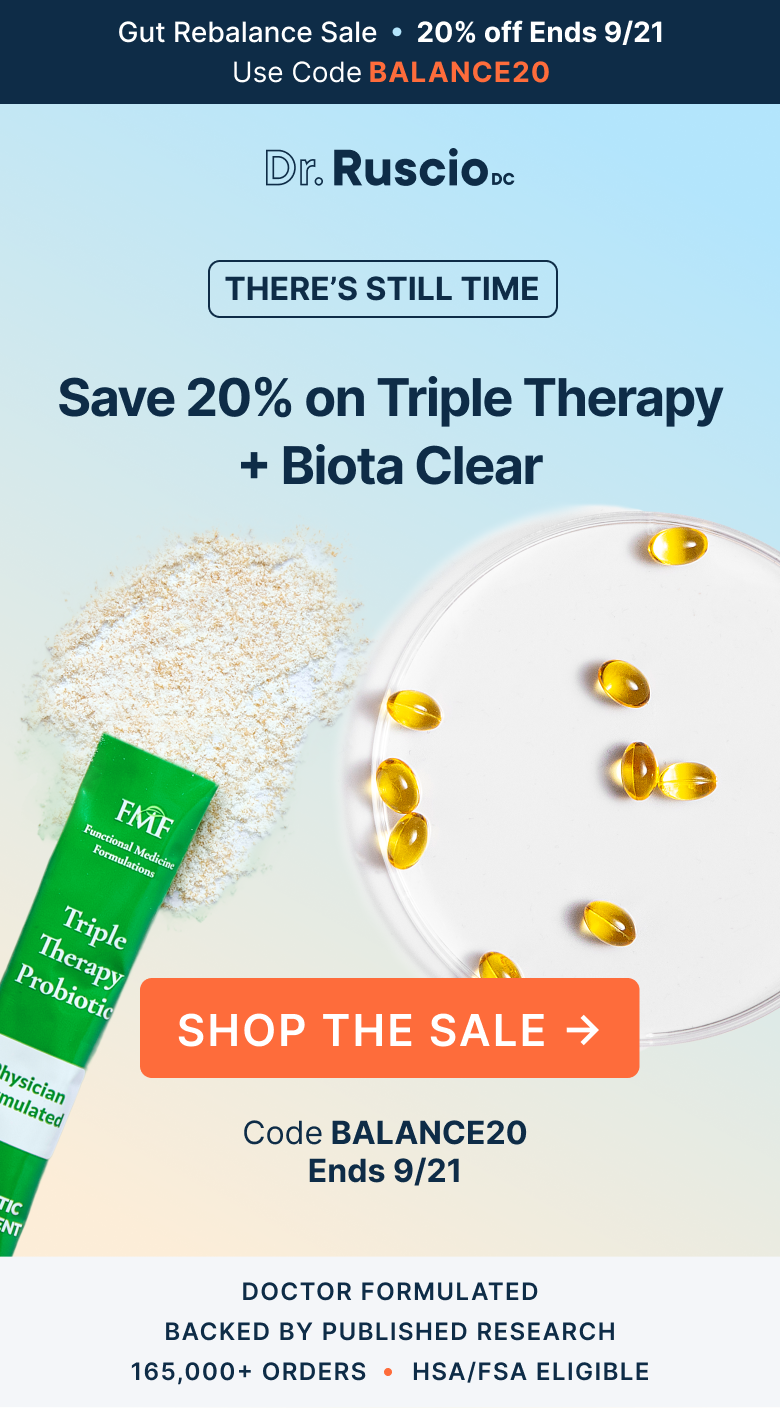 Save 20% on Triple Therapy + Biota Clear