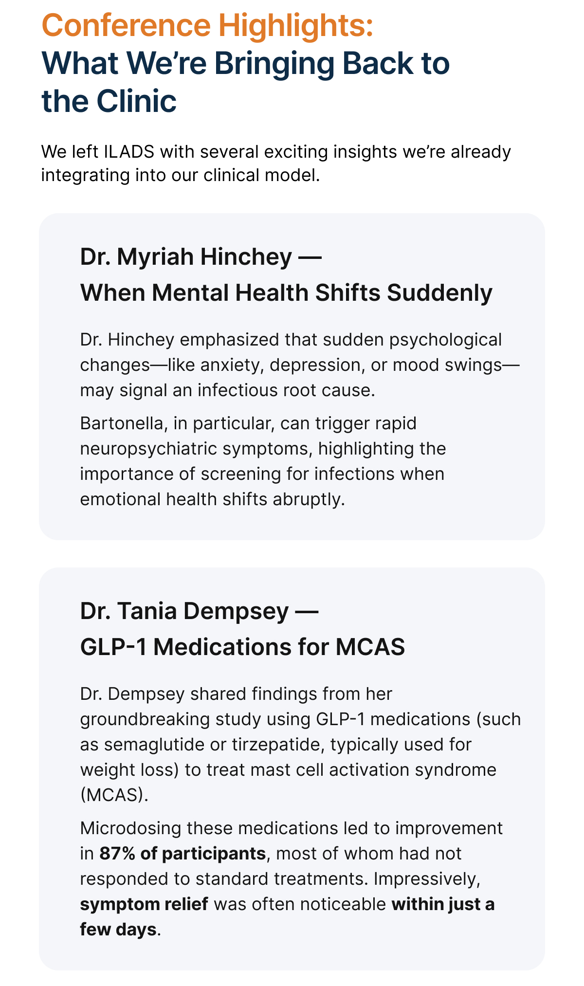 Conference Highlights: What We're Bringing Back to the Clinic