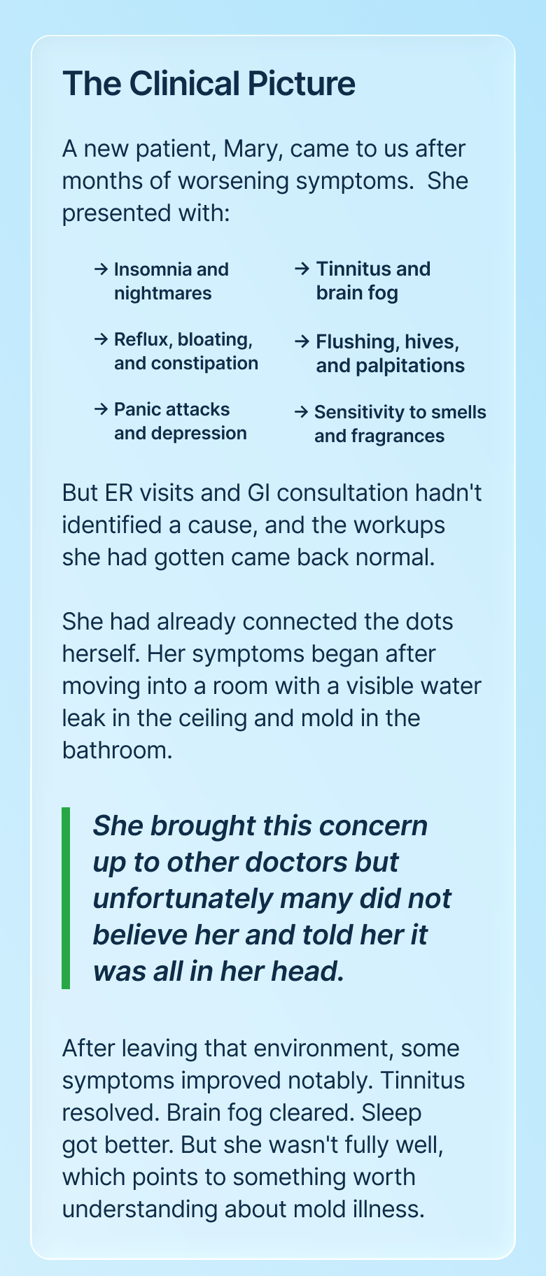 The Clinical Picture