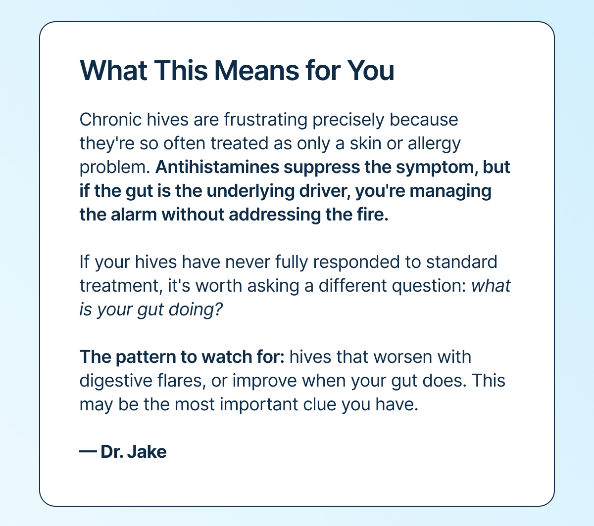 What This Means for You