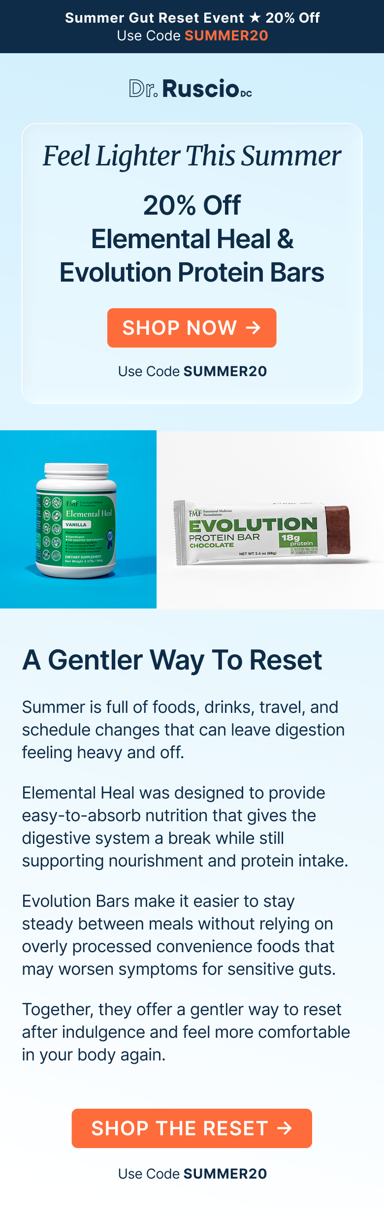 Elemental Heal and Evolution Protein Bars 