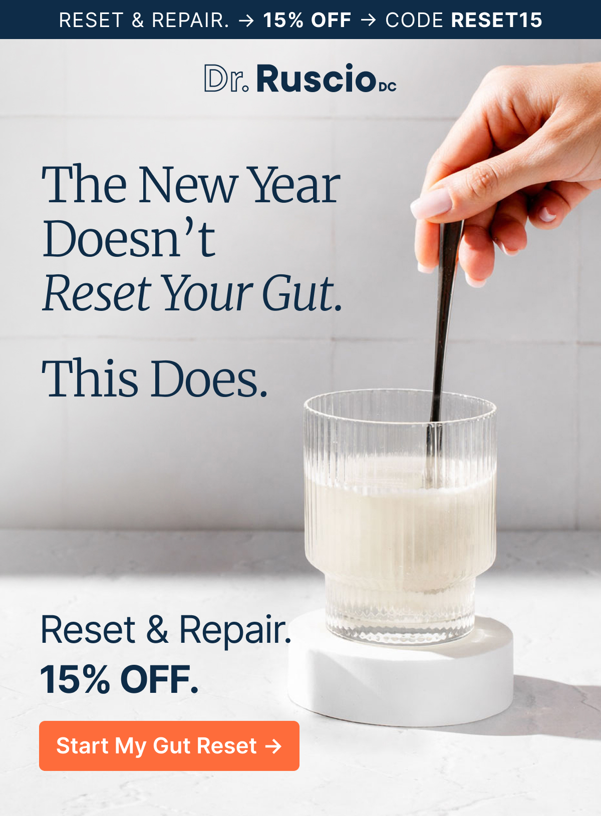 The New Year Doesn’t Reset Your Gut. This Does.