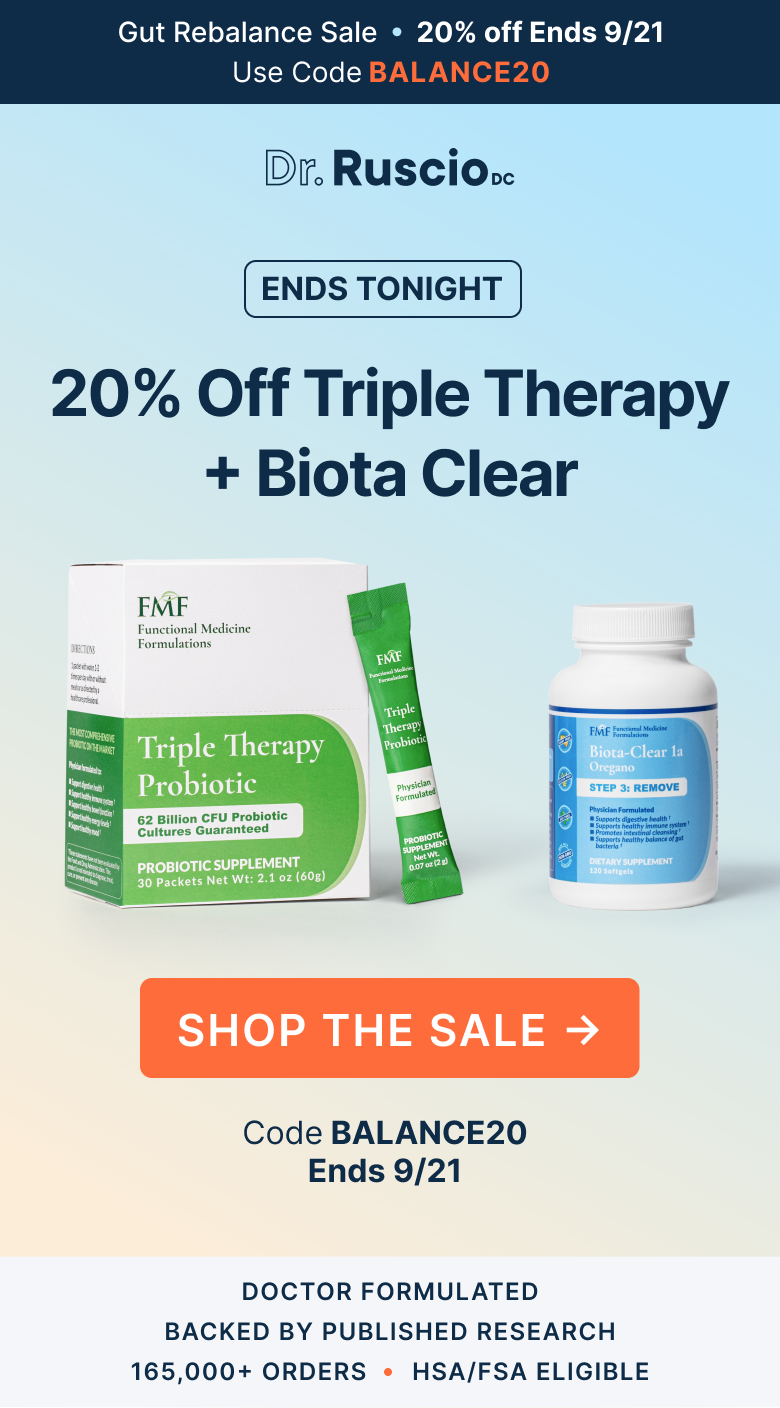 20% Off Triple Therapy + Biota Clear