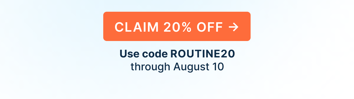 Claim 20% Off
