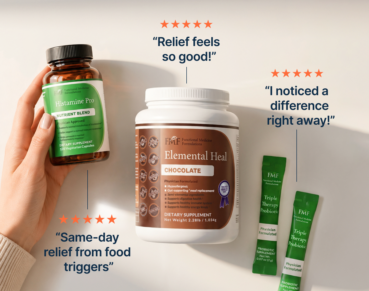 “Same-day relief from food  triggers”