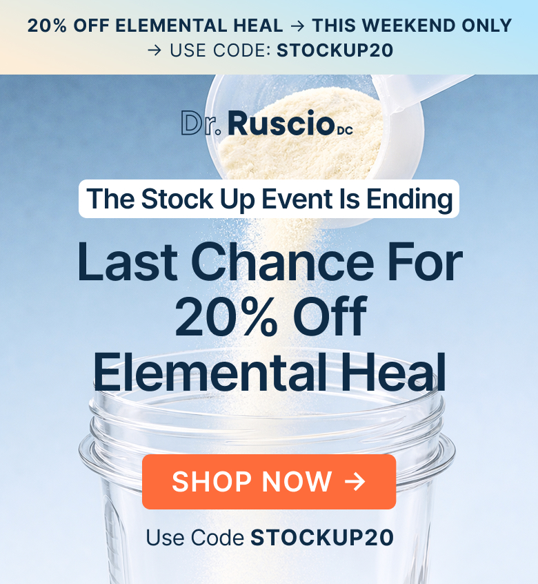 Last Chance For 20% Off Elemental Heal