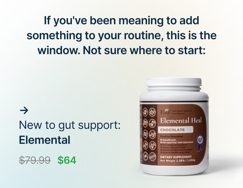 New to gut support: Elemental