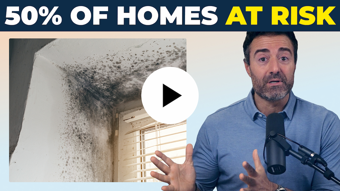 Video still from podcast titled, "How to Tell If You Have Mold in Your Home (And What To Do Next)" with link to watch on YouTube