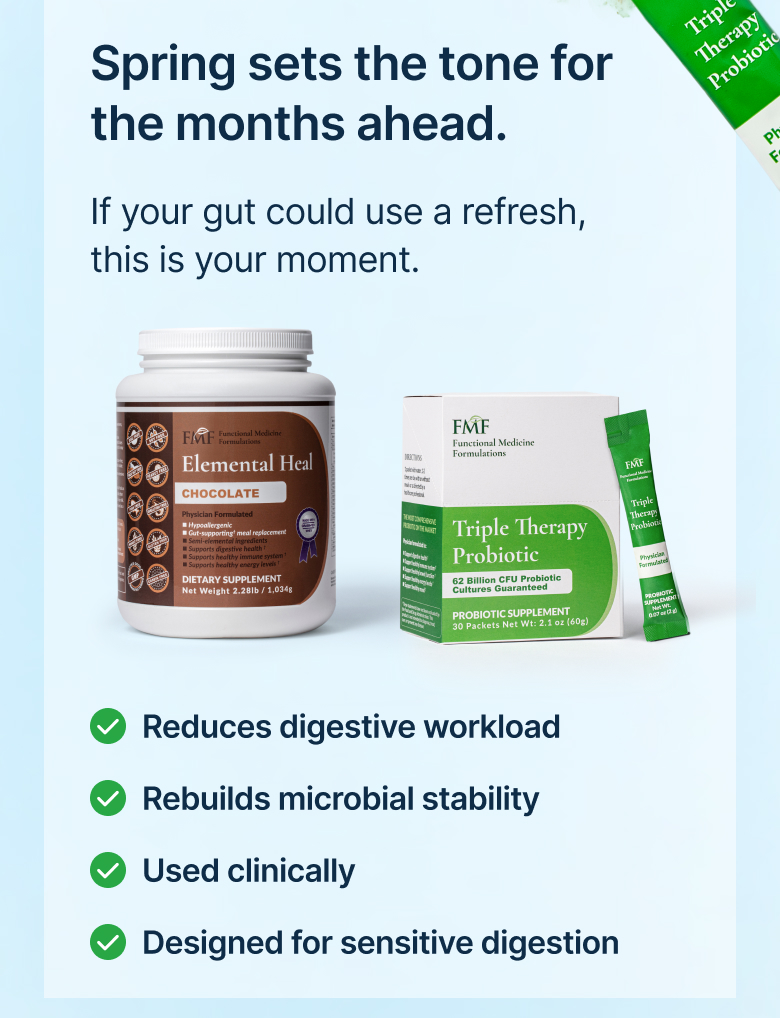 Spring sets the tone for the months ahead. If your gut could use a refresh, this is your moment.