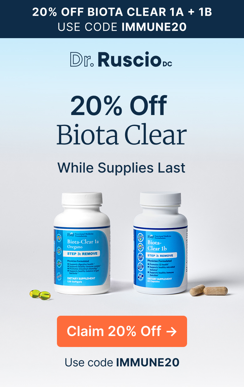 20% Off Biota Clear. While Supplies Last