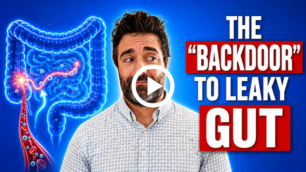 Video still from podcast titled, "  How Fungal Overgrowth Can Trigger Gut Symptoms (And What to Do)" with link to watch on YouTube