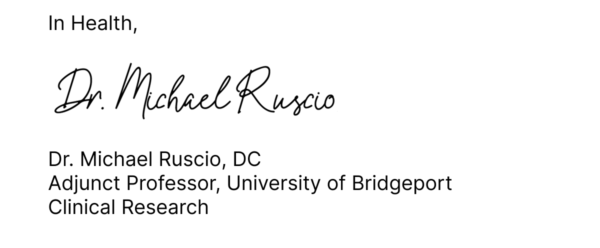 In Health, Dr. Michael Ruscio