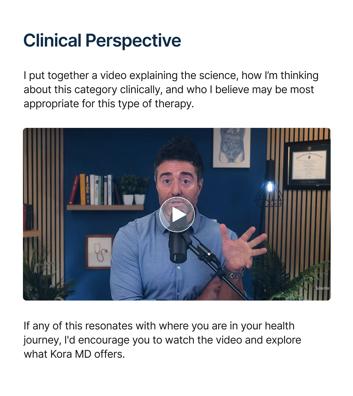 Clinical Perspective