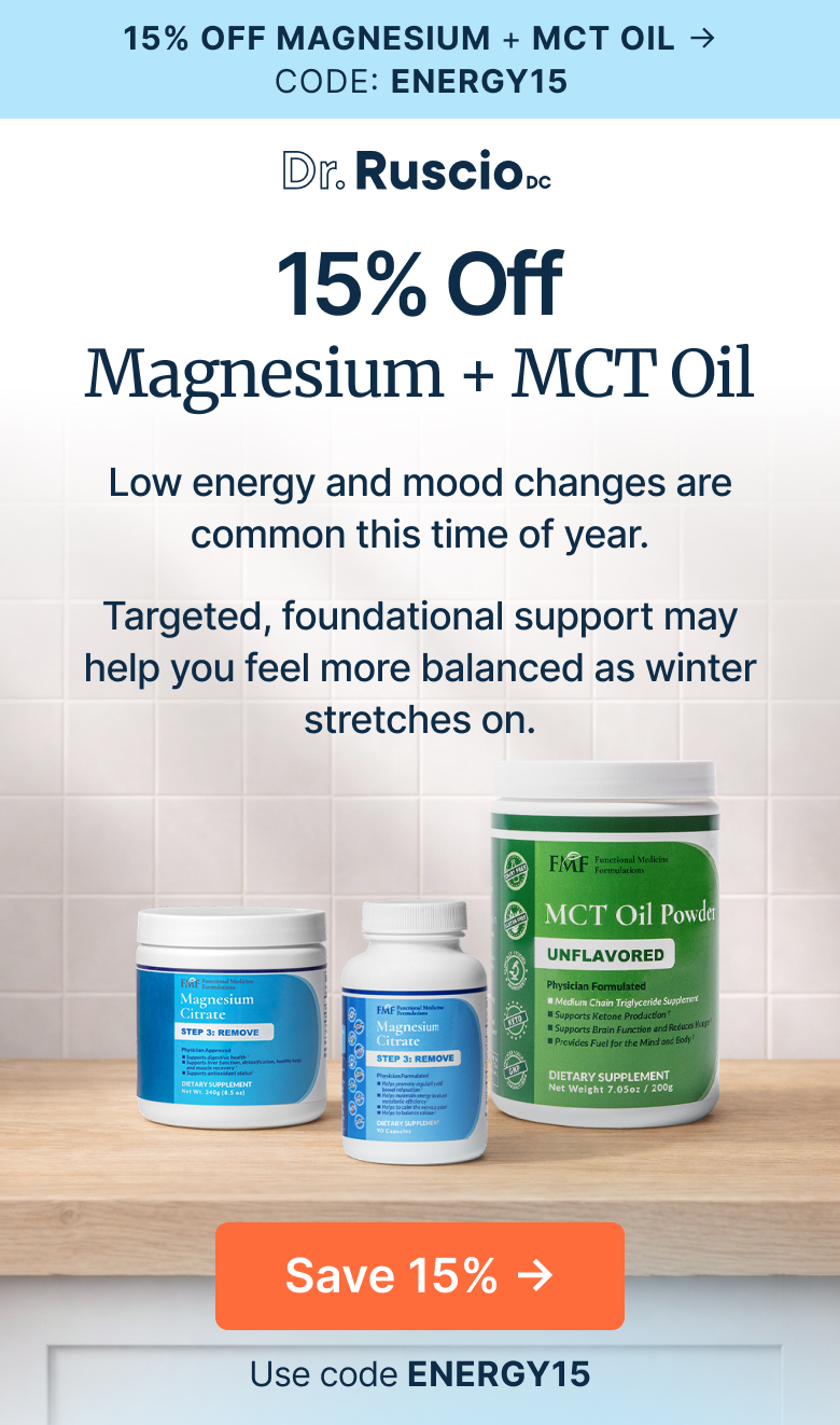 15% Off Magnesium + MCT Oil
