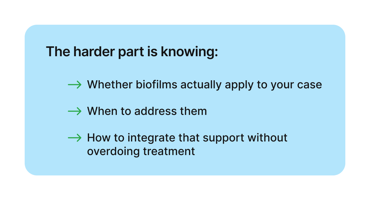 The harder part is knowing: