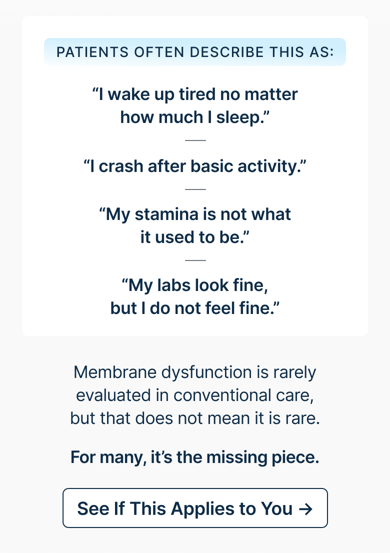 “I wake up tired no matter how much I sleep.”
