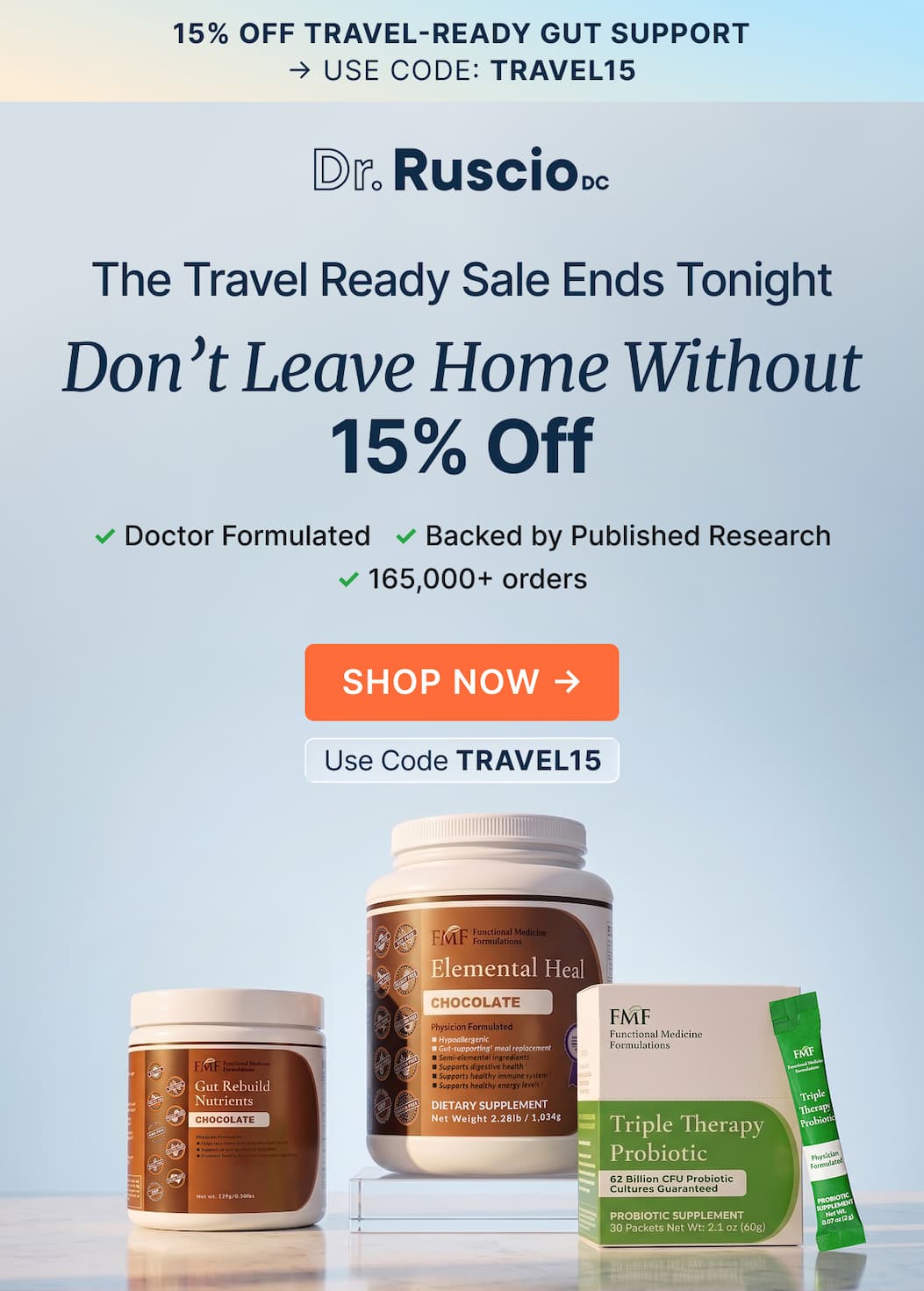 The Travel Ready Sale Ends Tonight