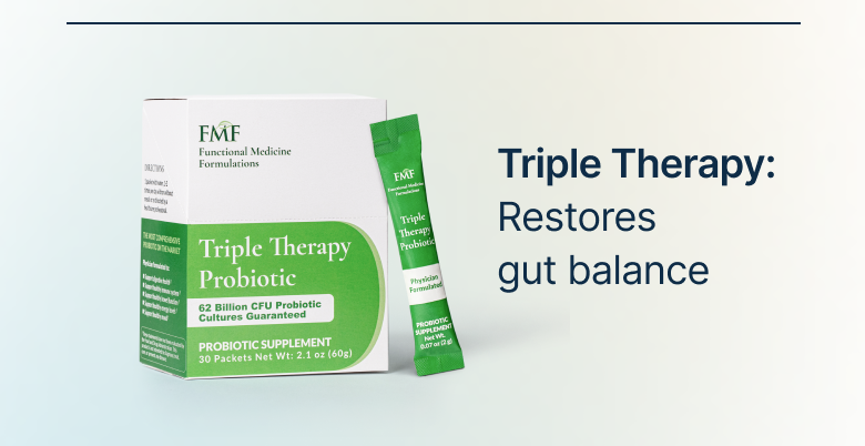 Triple Therapy: Restores gut balance