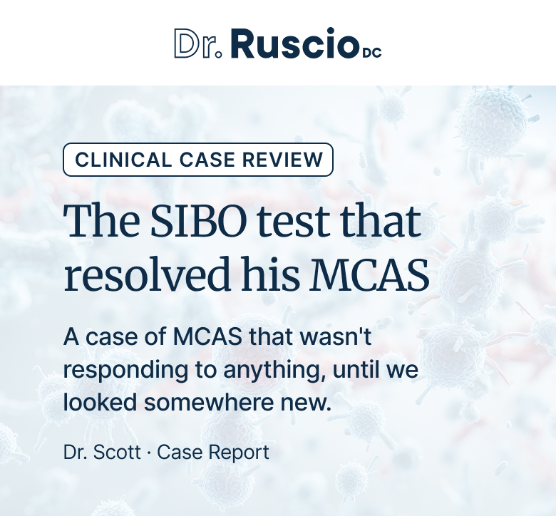 Treating the gut can resolve chronic MCAS & Histamine Intolerance