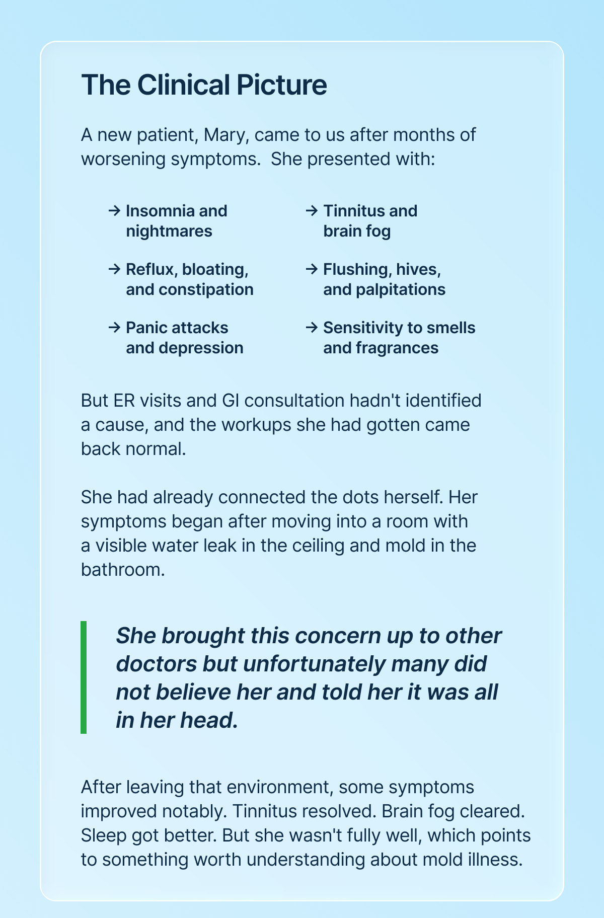 The Clinical Picture