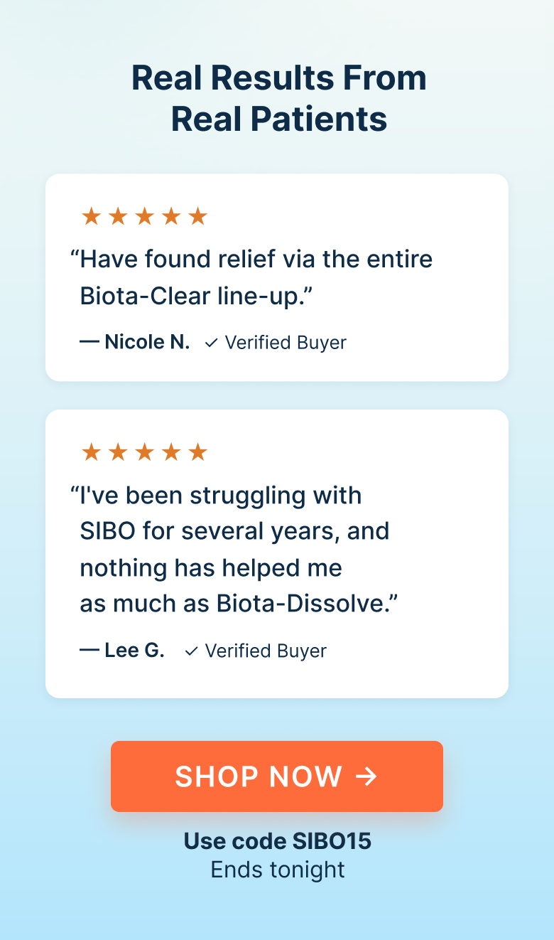 “Have found relief via the entire Biota-Clear line-up.”