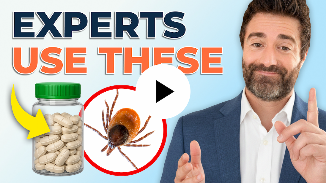 Video still from podcast titled, "Lyme & Vector Disease Treatments FAIL Without These Steps" with link to watch on YouTube