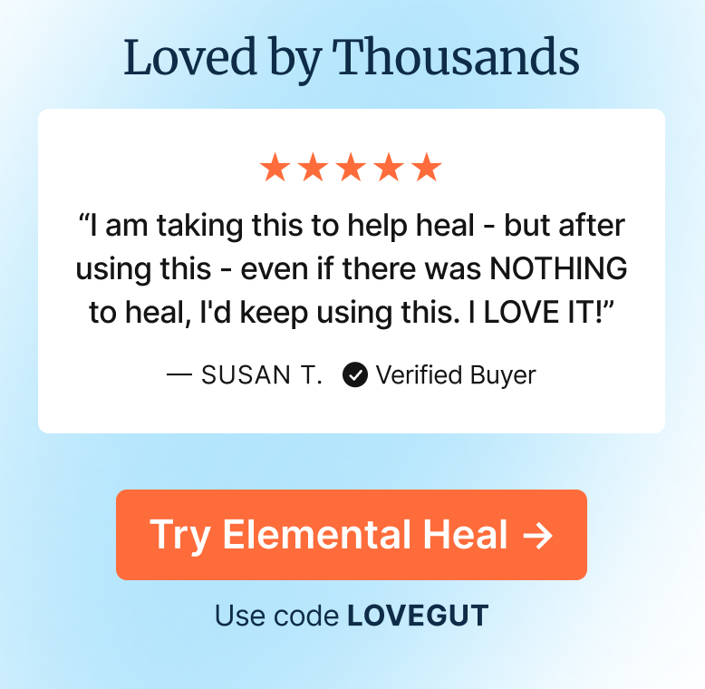 “I am taking this to help heal - but after using this - even if there was NOTHING to heal, I'd keep using this. I LOVE IT!”