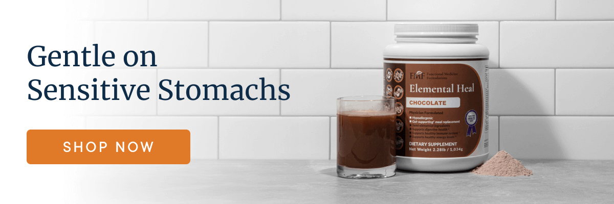 Elemental Heal Product Banner with link to purchase from the Dr. Ruscio Store.