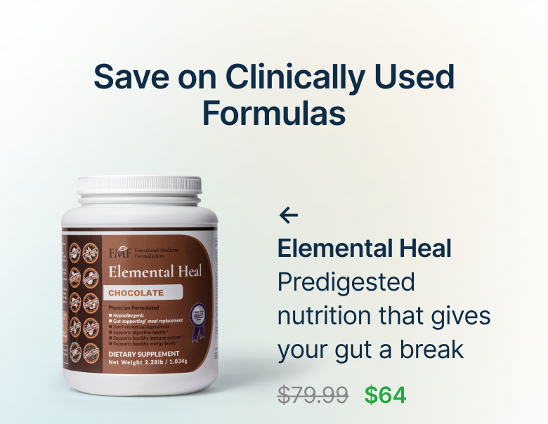 Elemental Heal Predigested nutrition that gives your gut a break