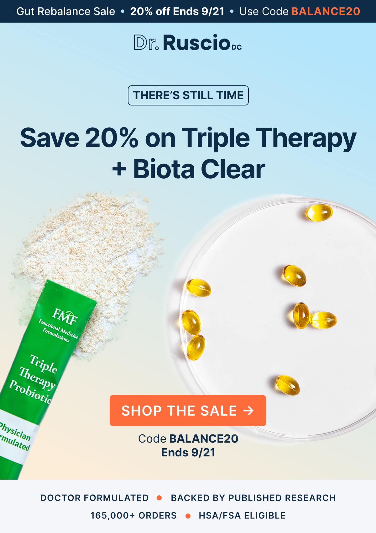 Save 20% on Triple Therapy + Biota Clear